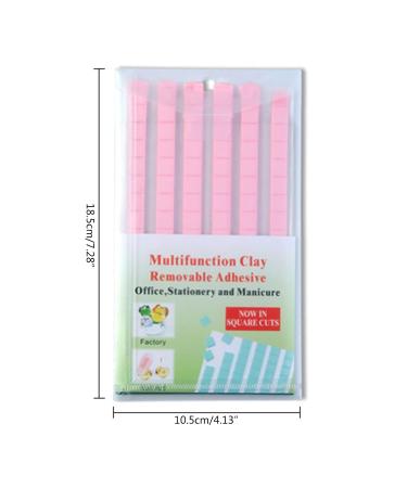 Reusable Adhesive Poster Putty For Nail Practice Stand Multifunction Tacky Putty For Pictures Poster Art Photography Adhesive Poster Putty Sticky Multipurpose Mounting Putty pink - Buy Online on GoSupps.com