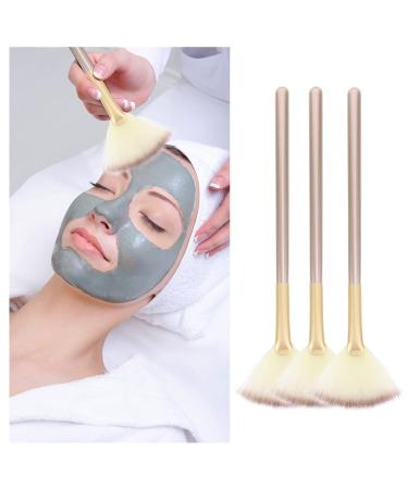 FRCOLOR 3pcs Esthetician Supplies: DIY Bronzer Fan & Multi-Function Highlighter Brush Set for Travel - Perfect for Makeup & Contouring - Buy Online on GoSupps.com
