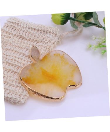 DOITOOL 1pc Artist Mixing Palette Cosmetic Mixing Tools Makeup Palette Nail Nail Art Nail Polish Mixing Drawing Color Dish Resin Nail Art Color Mix for Nail Art Agate 9*8.6cm Yellow - Buy Online on GoSupps.com