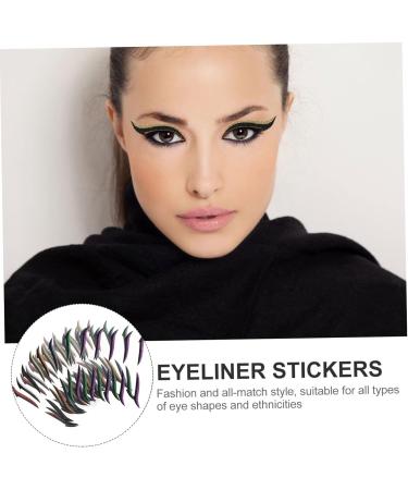 Didiseaon 80 Pairs Eyeliner Stickers Eye Makeup Tools Stiker Reusable Double Eyelid Tapes Skin Patch Eyes - Buy Online on GoSupps.com
