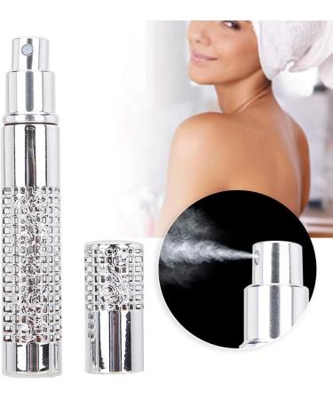 Verdant Touch Perfume Bottle 5ml Empty Perfume Spray Bottle Refillable Essential Oil Travel Atomizer Silver Metal Perfume Dispenser - Buy Online on GoSupps.com