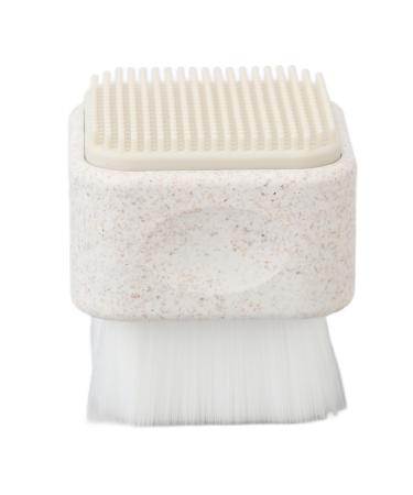 Deep Cleaning Double Sided Face Scrubber Massaging Skin Brush Portable Silicone Facial Cleansing Tool for Blackhead Removal and Exfoliation