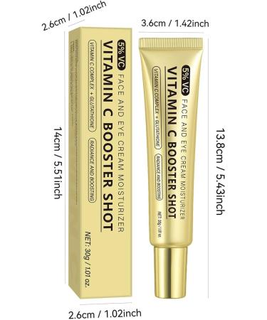  Yoelau Vitamin C and Retinol Booster Shot Serum - Brightening firming and hydrating anti-wrinkle serum for face and eyes with glutathione and niacinamide moisturizing facial serum - Buy Online on GoSupps.com