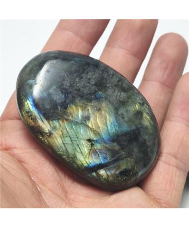 Crystal 1pcs Natural Quartz Gemstones CrystalLabradorite Stones Runes Collection and Minerals Can be Used for Natural Stones Household yuebang Stone Mineral Specimen 50-70mm - Buy Online on GoSupps.com