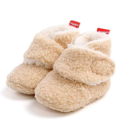 Matt Keely Baby Anti-Slip Soft Sole Winter Booties 12-18 Months - Brown Style 2 - Buy Online on GoSupps.com
