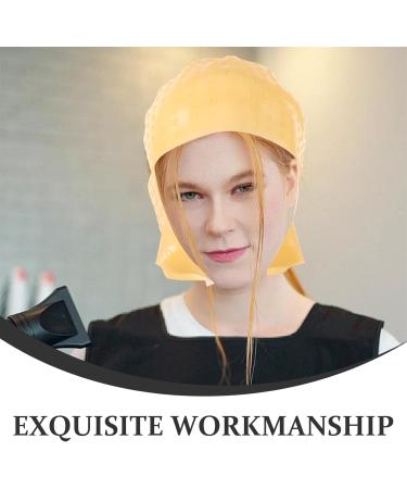 Lot de 2 Bonnets M ches en Silicone Doux Marron et Blanc avec Aiguille Crochet M tallique Bonnet de D coloration Capillaire Perfor R utilisable Outil Professionnel pour - Buy Online on GoSupps.com