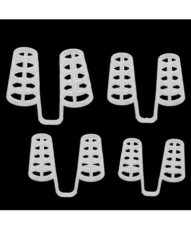 4 PCS Mini Transparent Anti Snoring Nose Clips - Comfortable Snoring Aid for Travel & Home Sleep - Buy Online on GoSupps.com