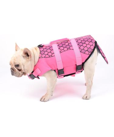 Hofrenchies Mermaid Dog Bathing Suit | Safety Vest for French Bulldogs | Size S - Buy Online on GoSupps.com