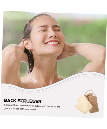 Beaupretty 2 Sets Sisal Bath Set Shower Exfoliating Mitt Foaming Bath Glove Exfoliating Cleanser Mitt Shower Towel Loofahs Pouf Gloves Bath Scrubber Towel Washer Man Jute Take a Bath - Buy Online on GoSupps.com