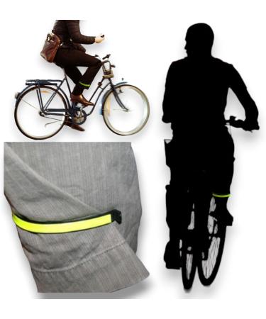 Buy All-Around24 Reflective Bicycle Pants Clips - Elastic Brackets for Men Women & Kids - 2-Piece Set - Buy Online on GoSupps.com