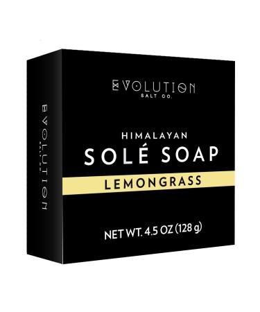 Evolution Salt Lemongrass Bath Sole Soap  4.5 Oz