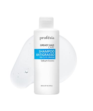 Profesia Shampoo for oily hair 300 ml mild shampoo professional rebalancing shampoo oily hair anti-sebum and anti-grease treatment seboregulating shampoo