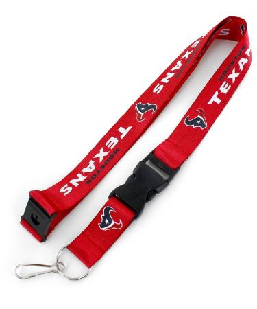 aminco NFL Houston Texans Team Lanyard Red Houston Texans One Size Red - Buy Online on GoSupps.com