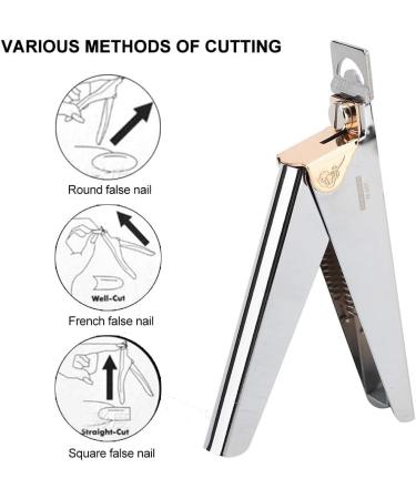 Nail Art Clipper Portable Easy To Grip Nail Cutter Firm For Acrylic Gel Artificial Nail Tips Professional Use Use - Buy Online on GoSupps.com