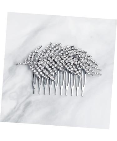 Angoily Bridal Headpiece Bridal Hair Accessories Pearl Hair Accessories Rhinestone Hair Clip Rhinestone Hair Comb Wedding Hair Comb Pearl Hair Clip Tiara Dress Bride Hair Dryer - Buy Online on GoSupps.com
