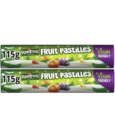 Rowntrees Fruit Pastilles Christmas Special Vegan Tube 115g (Pack of 2) - Buy Online on GoSupps.com