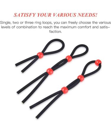 Relax Black Silicone Accessories - Durable Flexible & Comfortable 3-Piece Set for Easy Wear | Shop Internationally - Buy Online on GoSupps.com
