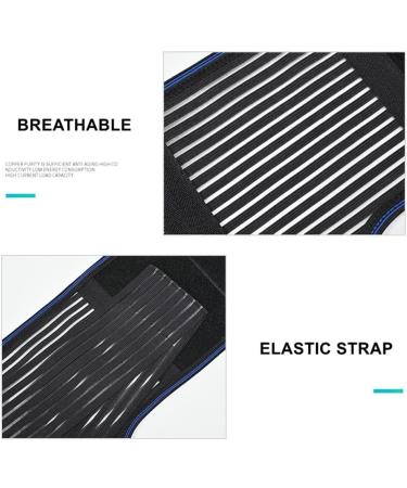 Buy Black XL Lumbar Support Waist Trainer & Trimmer Belt for Pain Relief | Unisex Lower Back Support for Gym & Weightlifting - Buy Online on GoSupps.com