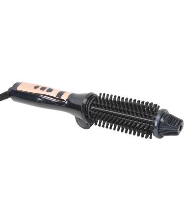 Foldable Portable Hair Curler Brush - Anti-Scald PTC Heater Dual Voltage for Versatile Hairstyling | Ionic Curling Iron for International Use - Buy Online on GoSupps.com