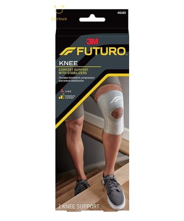 Futuro Stabilizing Knee Support 6165EN - Large Pack of 2 - Packaging May Vary