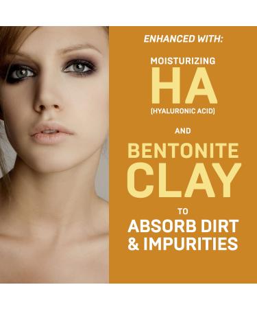 Hyalogic Bentonite Clay Facial Cleanser 8oz | Premium Spa Face Wash with Hyaluronic Acid for Deep Cleaning & Moisturizing Skin Care - Buy Online on GoSupps.com