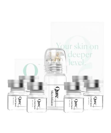 Qure Micro Infusion System for Face & Neck - Facial Moisturizing Essence Hydrating Serum for All Skin Types Refreshed Skin - 3-Month Supply 3 Month