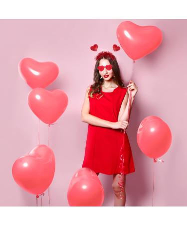 Frcolor Valentine's Day Heart Headband & Sunglasses | Sequin Heart Costume Accessories for Parties - Buy Online on GoSupps.com