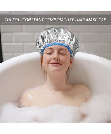 4 Pack Aluminum Constant Temperature Mask Caps Aluminum Hair Care Caps Heat Caps for Deep Care Dye Caps for Hair Care - Buy Online on GoSupps.com