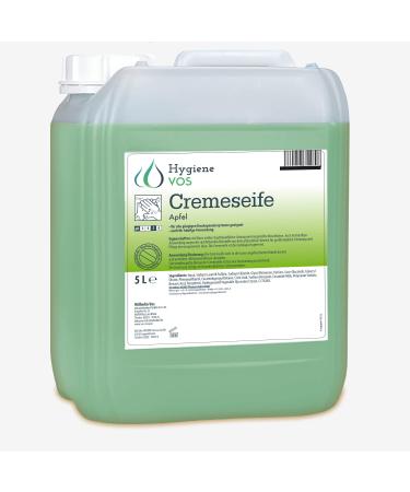 Hygiene VOS Savon cr me pomme 5 litres de savon doux pour tous les syst mes de distribution sous pression et distributeurs de savon