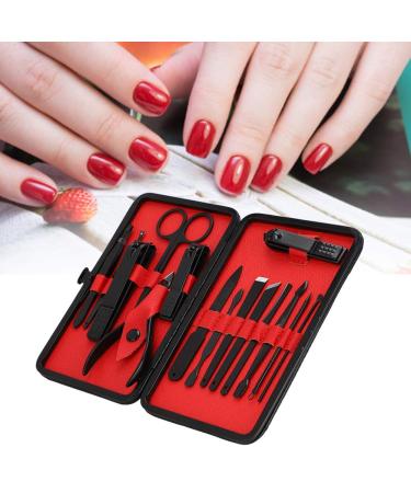 15pcs Stainless Steel Fingernail Clipper Set - Premium Manicure Tools for Dead Skin Removal | International Shipping Available - Buy Online on GoSupps.com