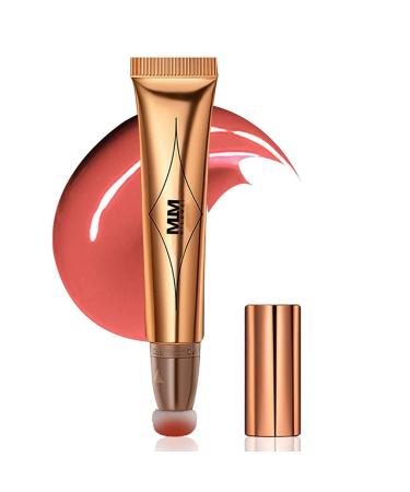 Contours Stick | Liquid Contours | Contours Wand | Highlighter Beauty Wand | Long Lasting Natural Shimmer Smooth Silky Cream Face Highlighter Bronzer Stick Makeup 03 Cherry Red
