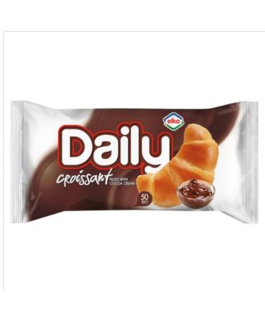 Daily Croissant with Cocoa Cream Filling 20x 50g. Croissant Daily with cocoa cream filling