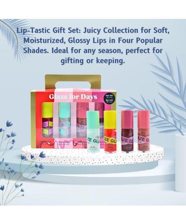 iNNBEAUTY PROJECT Glaze For Days | 4-Piece Lip Oil Set - Hydrating & Nourishing | Shop Internationally - Buy Online on GoSupps.com