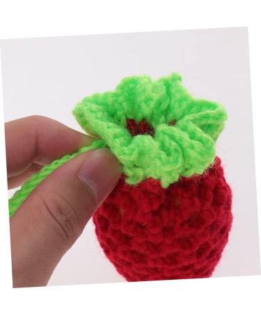 Zerodeko 2pcs Strawberries Fruit Candy Bags Goodie Bags for Kids Egg Bags Mesh Bag Crochet Net Bag Shopping - Buy Online on GoSupps.com