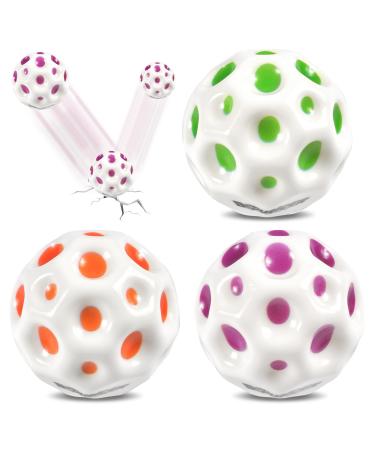 Astro Jump Ball 3 PCs Moon Ball Jumps of rubber ball Mini Bouncing Ball Toy stress relief toy space ball for party game sports training outdoor sports
