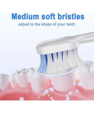 Replacement Toothbrush Heads for Philips Sonicare | Genuine Bristles Soft & Effective | 16 PCS Pack - Buy Online on GoSupps.com