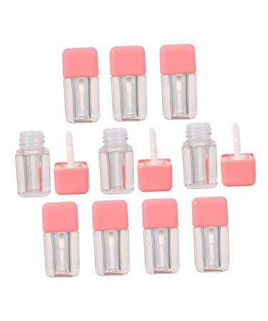 10pi ces Flacons De Gloss Vides Petits Plastique Avec Applicateur Pinceau Pour Diy L vres