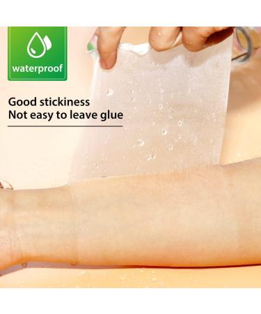 50 Pack Waterproof Transparent Bandages | 10x12 cm Antibacterial Fixing Plaster | Skin Healing Protective Film - Buy Online on GoSupps.com