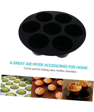 Zerodeko 2pcs Silicone Cake Cup Kitchen Accessories Kitchen Accesories Blackc Grids Cake Cups Cake Making Tool Silicone Molds Popsicles Molds Muffin Pans Silicone Bakeware Muffin Cake Cups 21X21X4.5CM Black - Buy Online on GoSupps.com