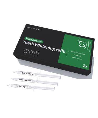 SmileVegan Teeth Whitening Kit Refill WITHOUT peroxide refill gel Refill Safe Teeth Whitening White Teeth Teeth Whitening