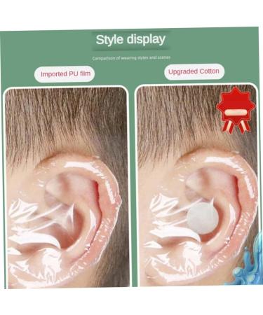 120PCS Baby Waterproof Ear Stickers & Earmuffs - Kids Shower Ear Protectors with Ear Plugs for Swimming - Buy Online on GoSupps.com
