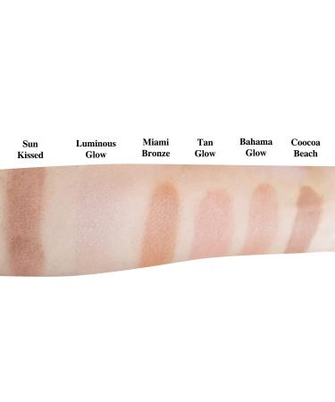 Luxury By Sofia Premium Pressed Bronzer - 6 Shades | Natural & Organic Ingredients | Hypoallergenic & Highly Pigmented for Youthful, Sun-Kissed Look - Buy Online on GoSupps.com