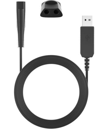 TONXX 12V 400mA Shaver Charger Cable for Braun Series 3/5/7/9 - Compatible with Razor Models 370 3040s 310s 340S 5190cc 5040s 740S 7865cc 9290cc - International Shipping Available - Buy Online on GoSupps.com