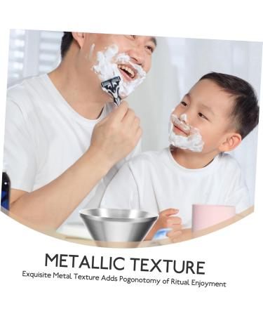Minkissy Stainless Steel Razor Shell Bowl - Durable Shaving Tool for Men | Rust-Free Shaving Soap Holder & Foam Bear Delivery - Buy Online on GoSupps.com