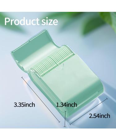 Travel Dental Floss Case 2 Boxes | 104 Mint Flavored Dual Line Floss Picks & Toothpicks | Portable Oral Care Tool for Teeth - Buy Online on GoSupps.com