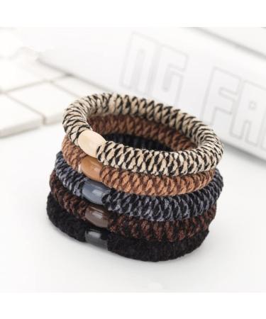 Lurrose 10pcs Elastic Hair Ties for Thick Curly Hair - Durable Scrunchies & Ponytail Holders | International Shipping - Buy Online on GoSupps.com