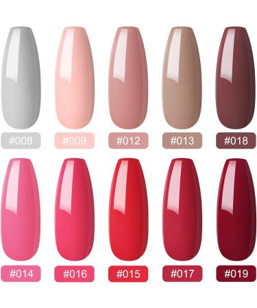 Dipping Powder 10 Colors Kit for DIY Nail Art No Need for Lighting Simple Operation Long Lasting for Beginner Nail Salon Home DIY color09 - Buy Online on GoSupps.com