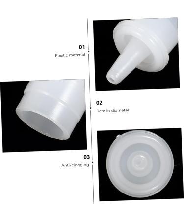 Buy Didiseaon 100pcs Glue Bottle Stopper Plug - White ABS Cork for International Shipping | Best Quality Suppliers - Buy Online on GoSupps.com