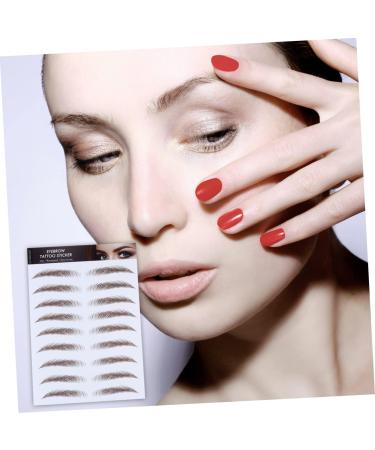 Beavorty 16 pcs eyebrow stickers waterproof stickers eyebrow tattoo peel off Imitation Eyebrow artificial 4d - Buy Online on GoSupps.com