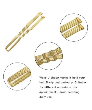 100 Pieces Metal U Shape Hairpins - Hair Clips for Ladies & Girls - Blonde & Silver Hair Accessories - Buy Online on GoSupps.com